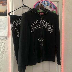 “Copes” full zip up jacket and sweatpants